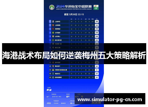 海港战术布局如何逆袭梅州五大策略解析